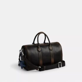 Compass Bag 35 i patineret læder med vedhæng