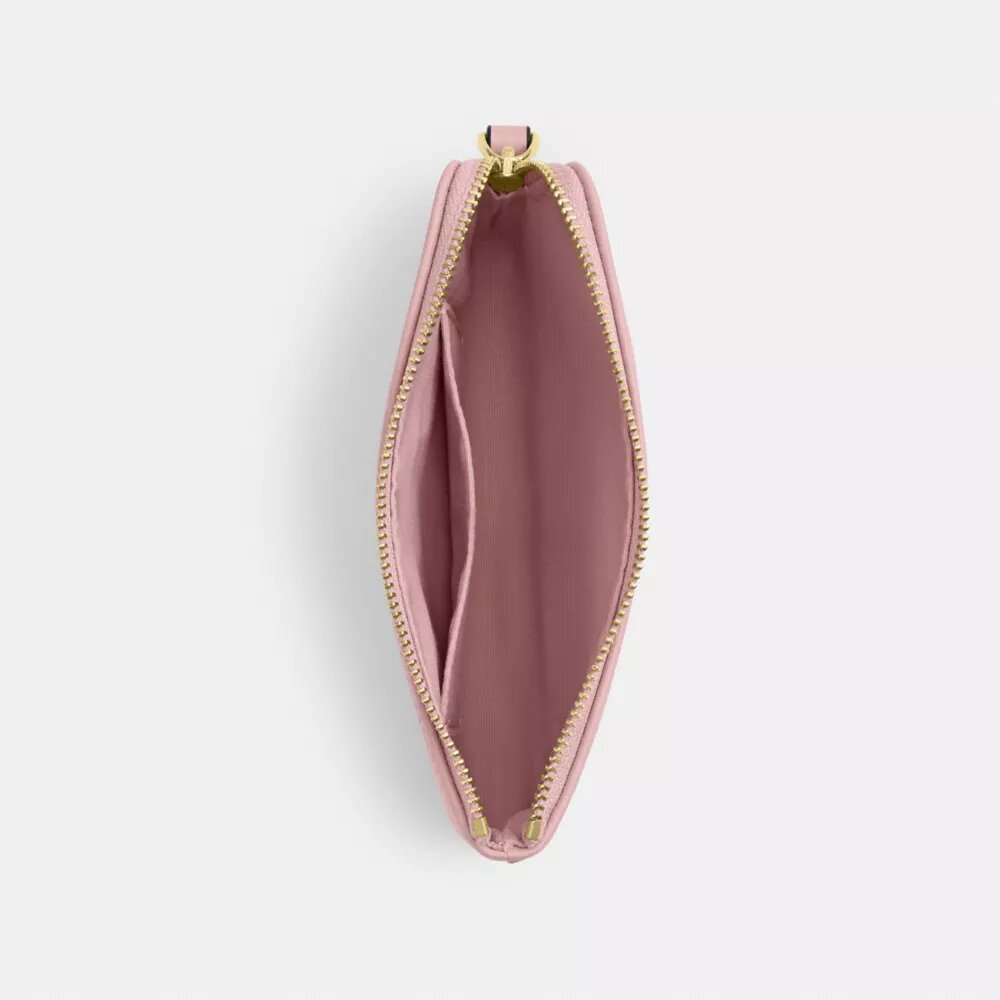 Corner Zip-håndledstaske i signaturdenim