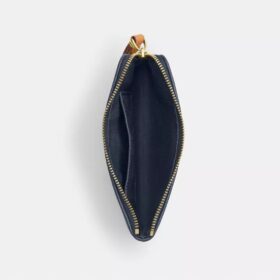 Corner Zip-håndledstaske i signaturdenim