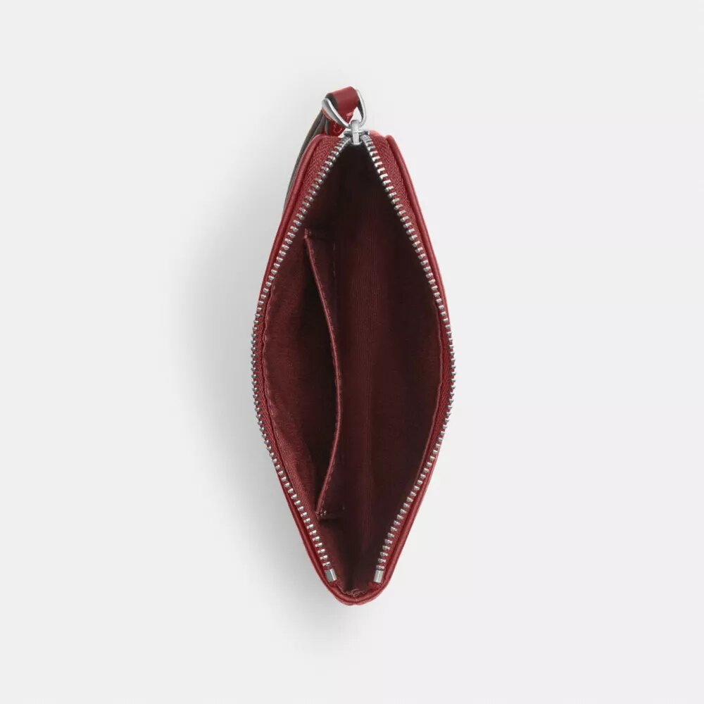 Corner Zip-håndledstaske i signaturdenim
