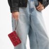 Corner Zip-håndledstaske i signaturdenim