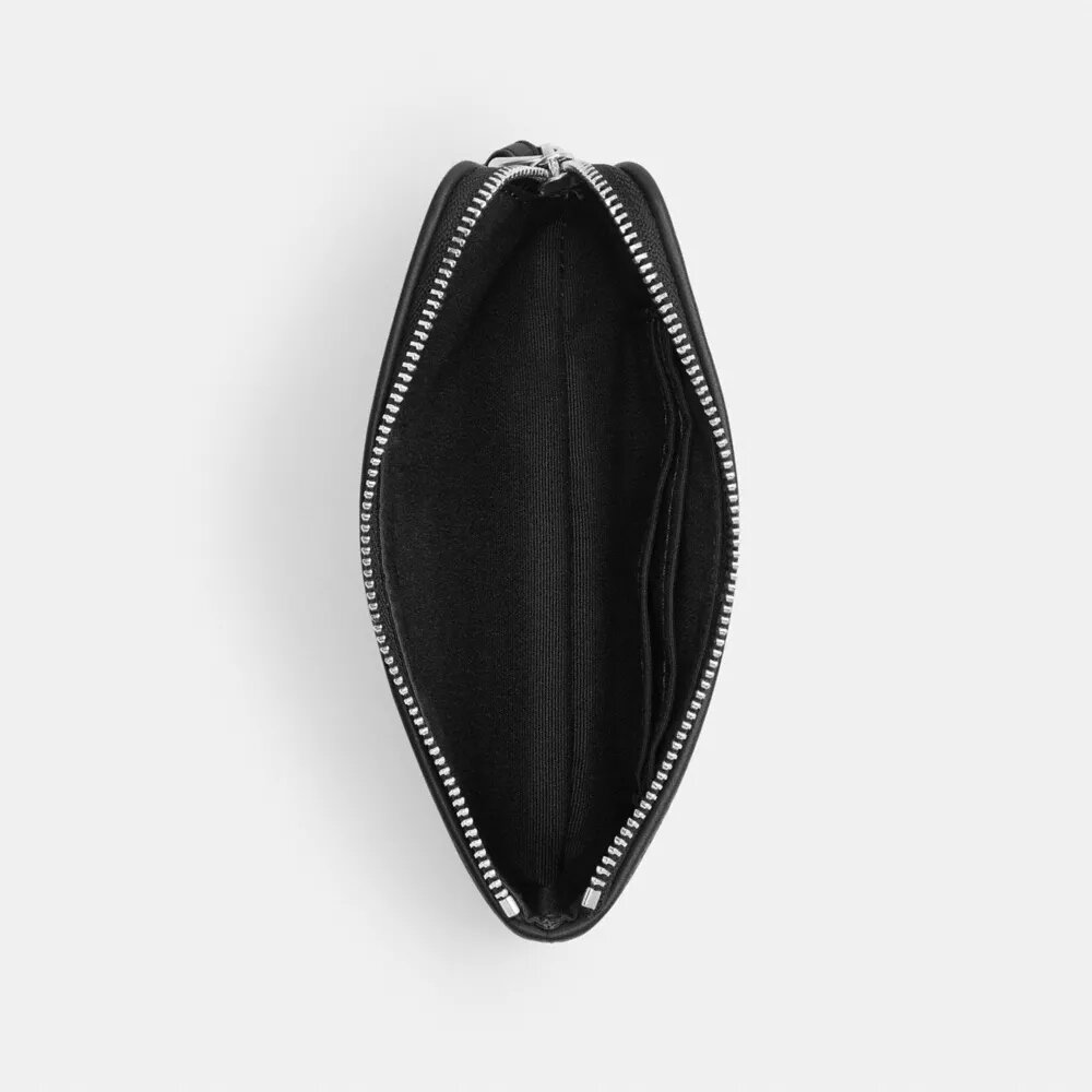 Corner Zip Håndledstaske i Signature Jacquard
