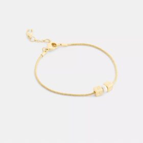 Cube Pearl Rondelle-armbånd