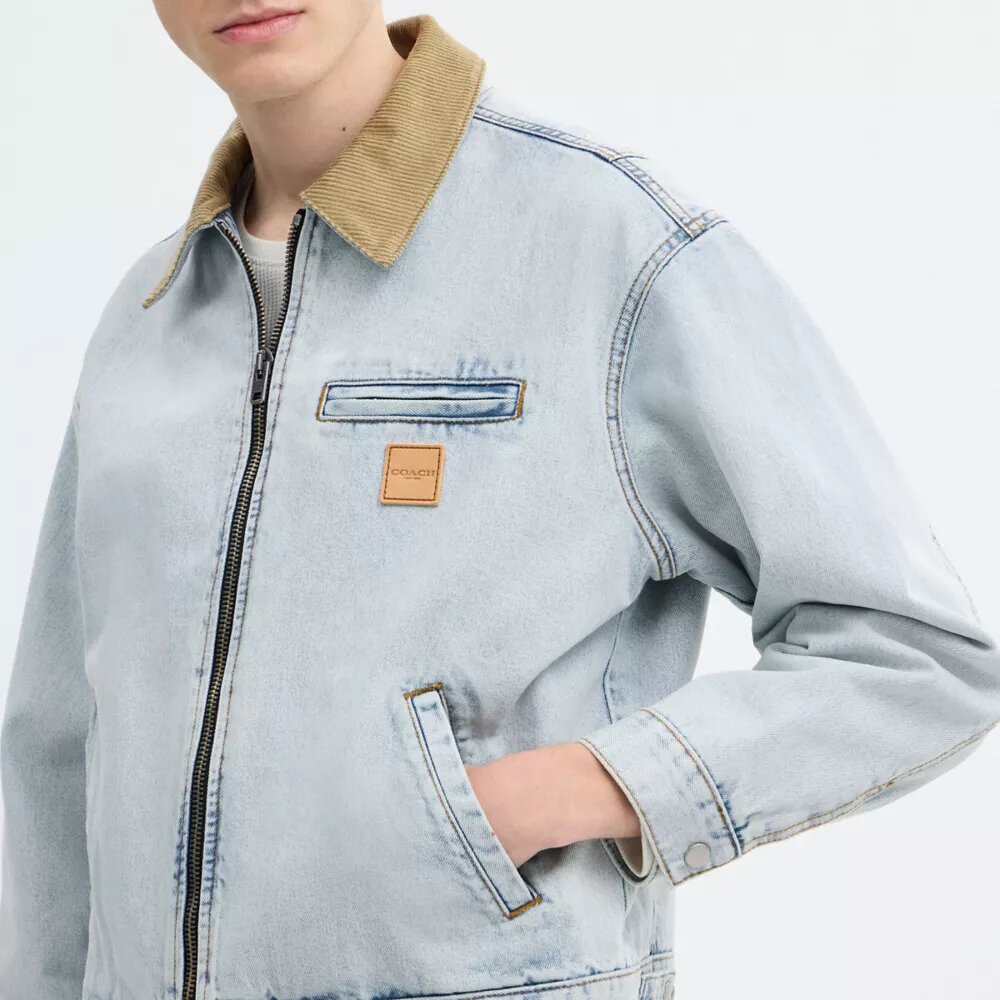 Denim-arbejdsjakke