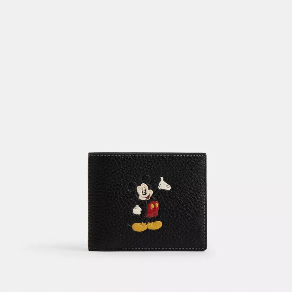 Disney X Coach 3-i-1-punge i regenerativt læder med Mickey Mouse