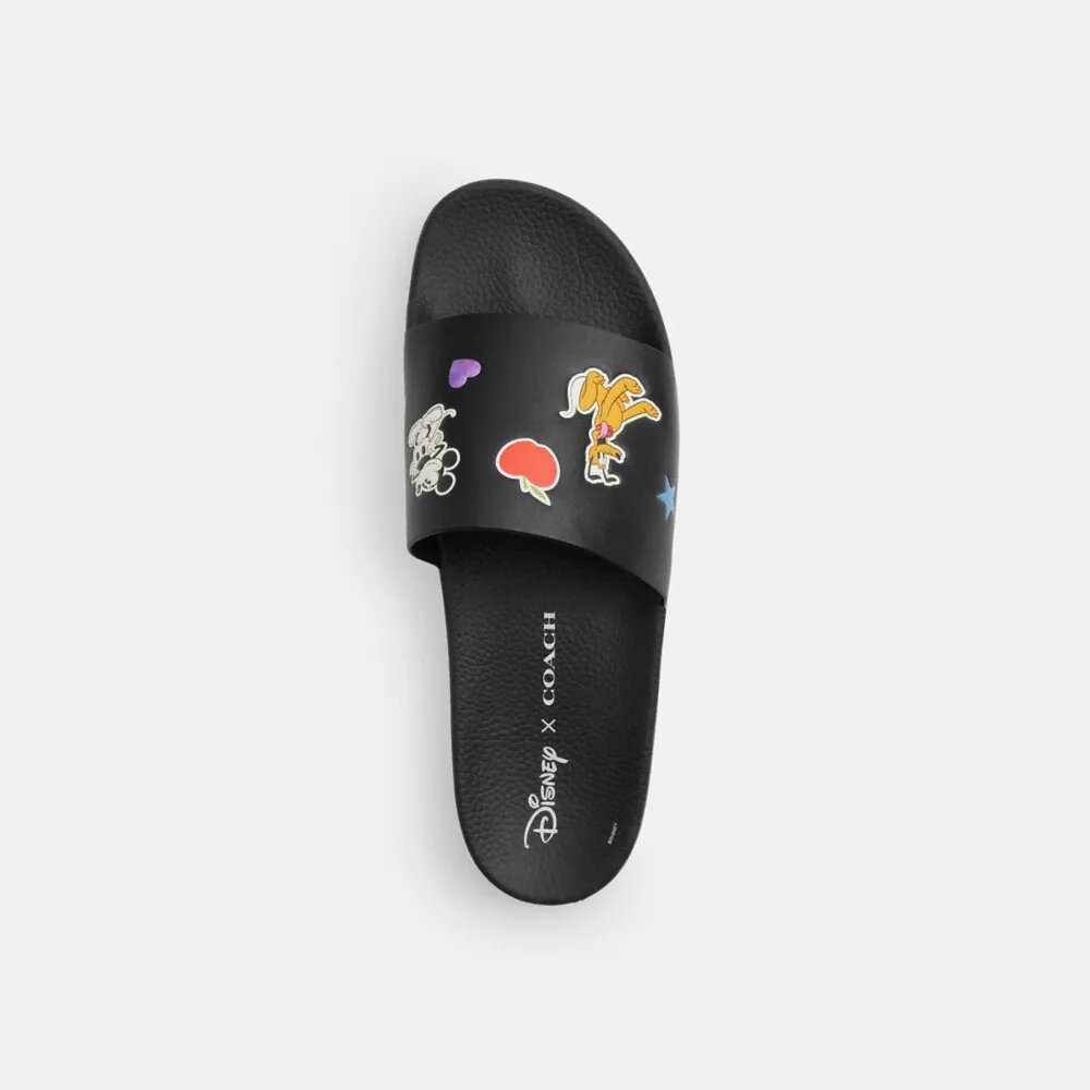 Disney X Coach-badesandaler med klistermærketryk