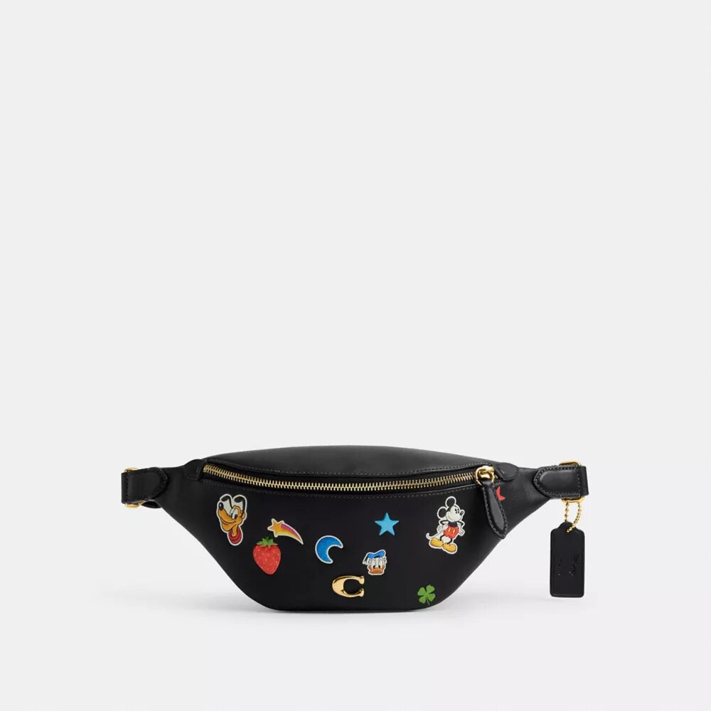 Disney X Coach Charter bæltetaske 7 med klistermærketryk