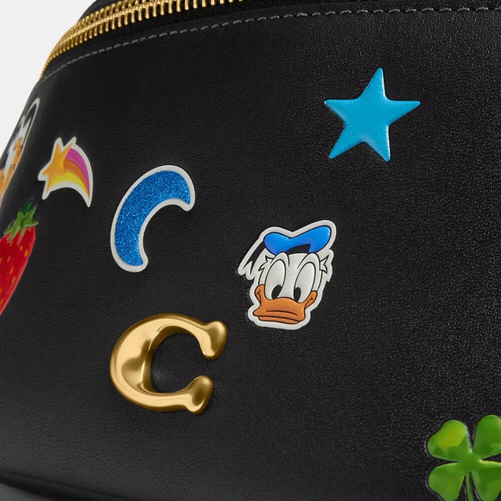 Disney X Coach Charter bæltetaske 7 med klistermærketryk