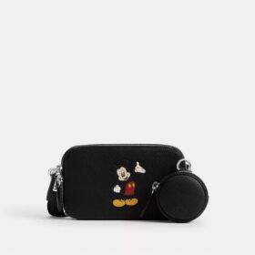 Disney X Coach Charter Slim crossbody-taske med Mickey Mouse