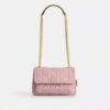 Elodie crossbody-taske 18 i Loved Denim med quiltning