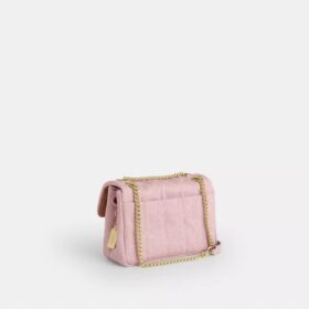 Elodie crossbody-taske 18 i Loved Denim med quiltning