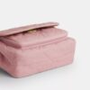 Elodie crossbody-taske 18 i Loved Denim med quiltning