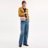 Elodie crossbody-taske 18 i Loved Denim med quiltning