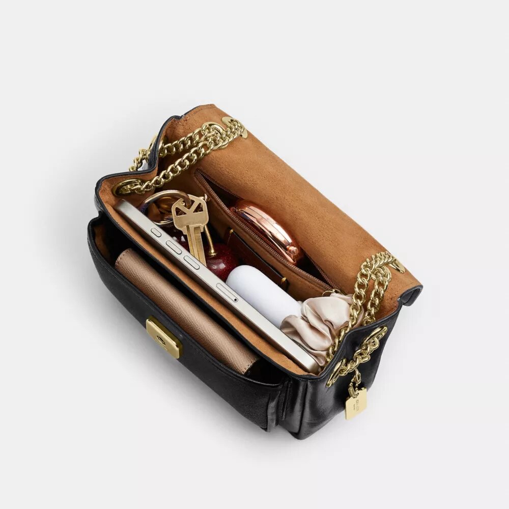 Elodie crossbody-taske 18 i Signature Canvas