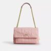 Elodie crossbody-taske i Loved Denim med quiltning
