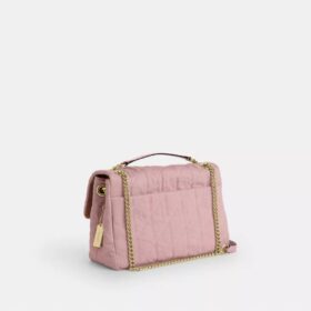Elodie crossbody-taske i Loved Denim med quiltning