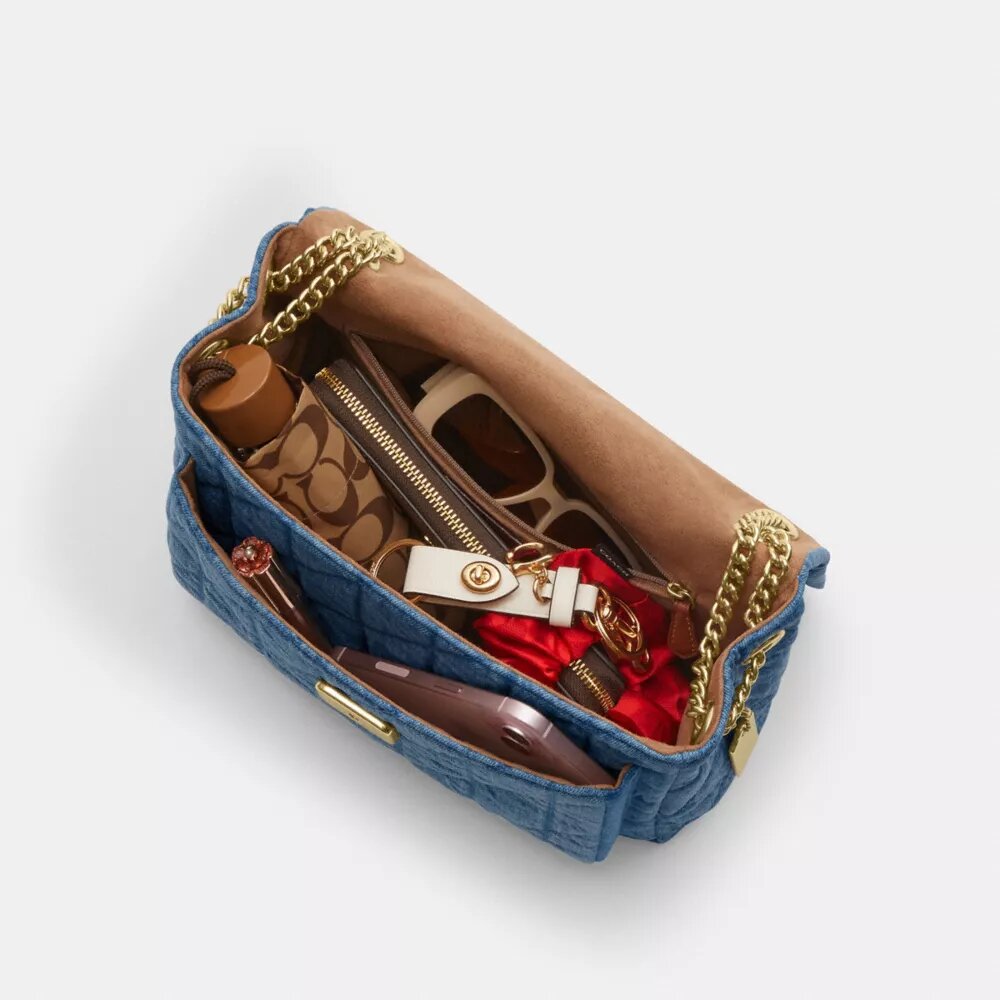 Elodie Crossbody-taske i regenerativ bomuld med quiltning