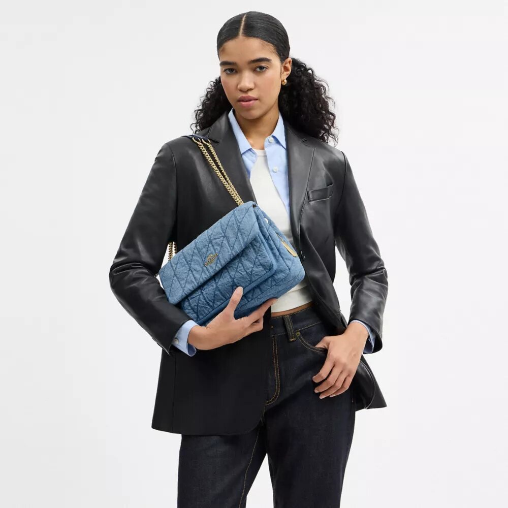 Elodie Crossbody-taske i regenerativ bomuld med quiltning