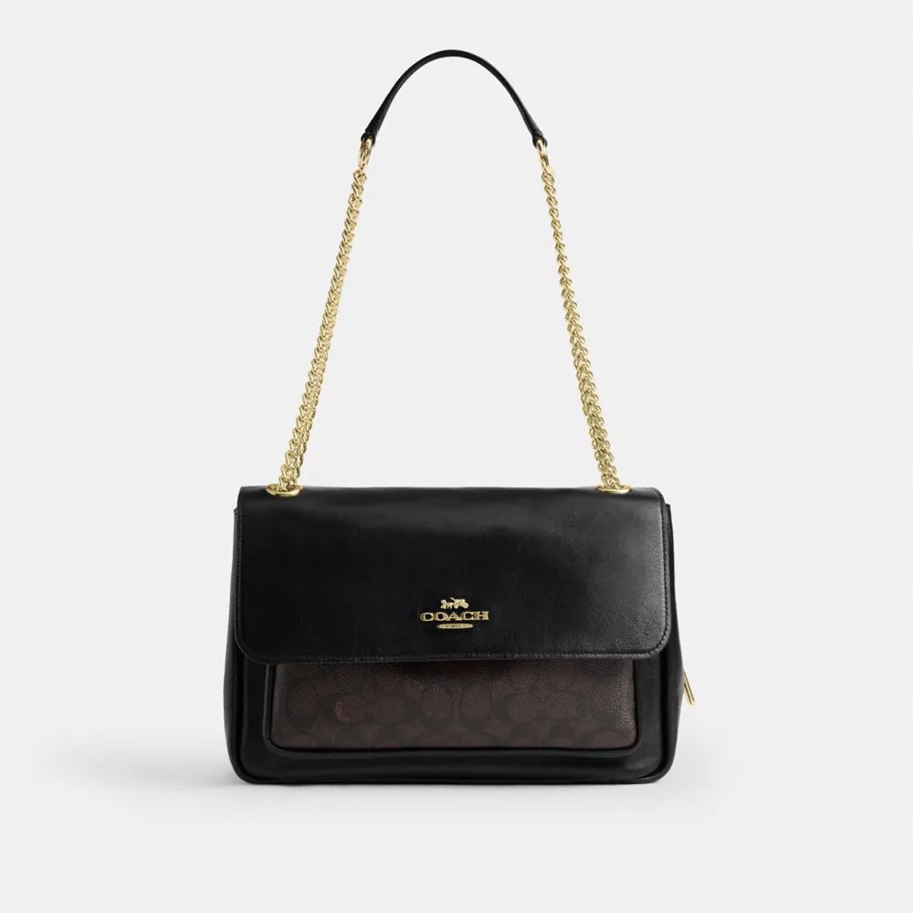 Elodie crossbody-taske i Signature Canvas