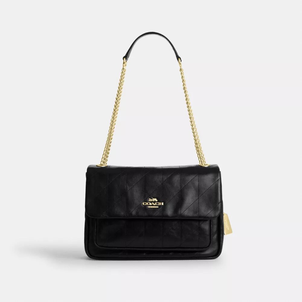 Elodie crossbody-taske med quiltning