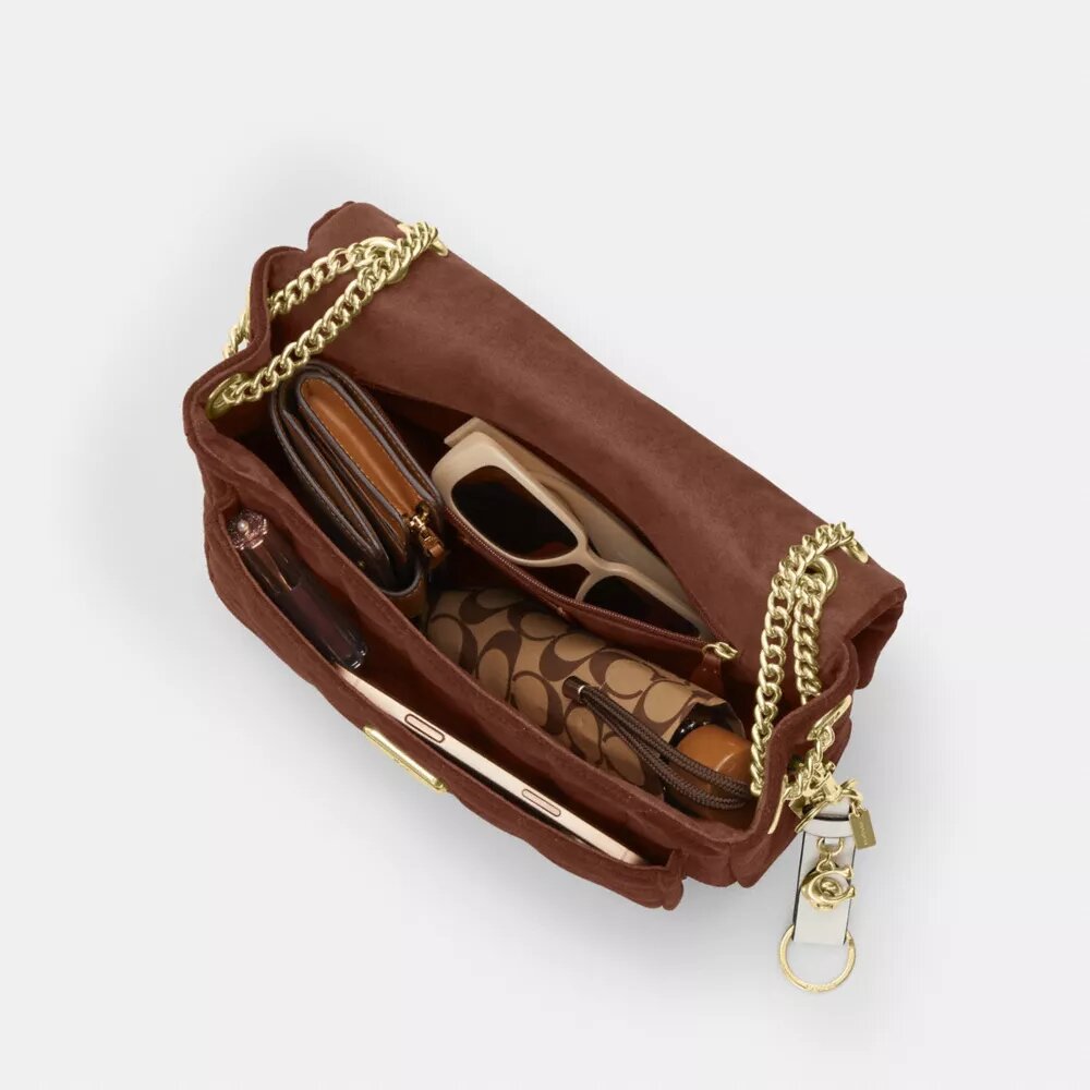 Elodie crossbody-taske med quiltning
