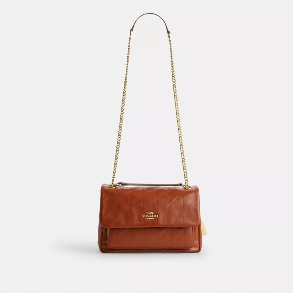 Elodie crossbody-taske med quiltning