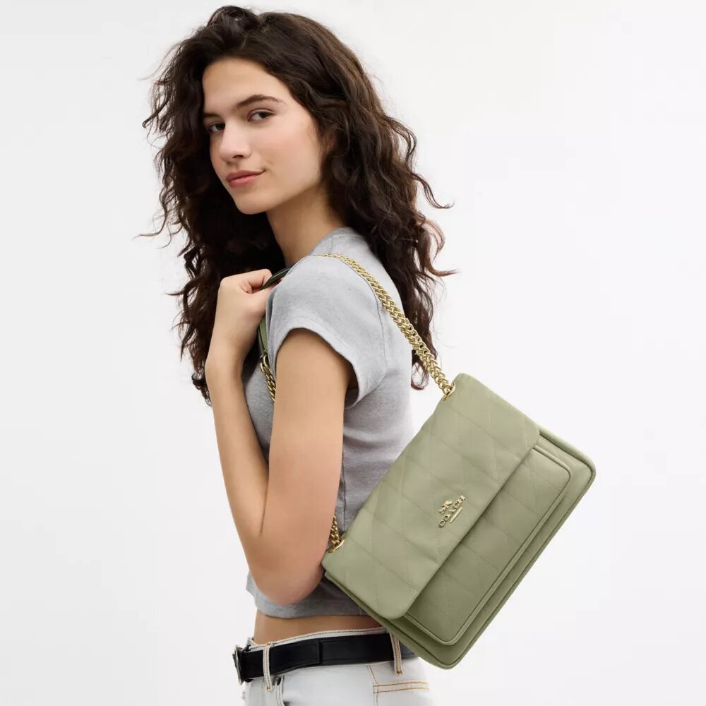 Elodie crossbody-taske med quiltning