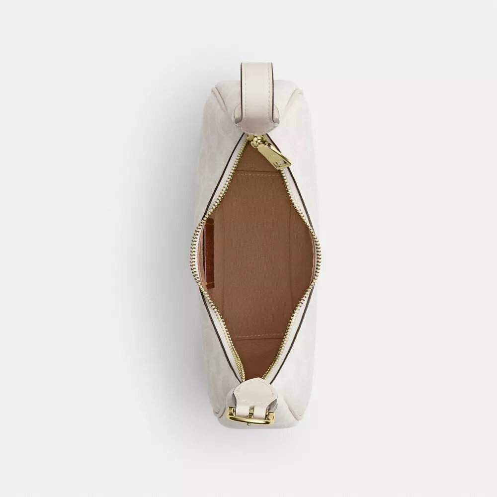 Emily skuldertaske i Signature Canvas