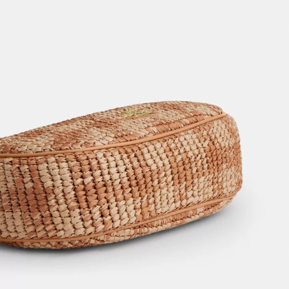 Emily skuldertaske med gingham-mønster