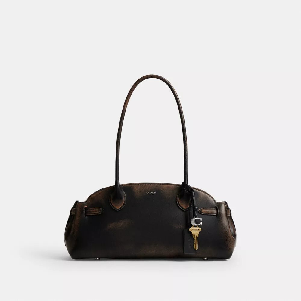 Empire Carryall-tasker 34 i patineret læder
