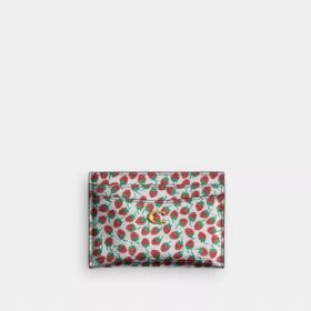 Essential-kortholder med jordbærprint