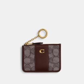Essential Mini ID-kortholder i signatur-jacquard