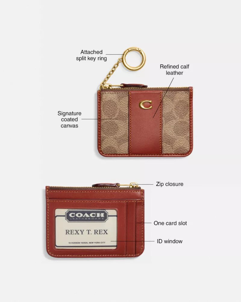 Essential Mini ID-kortholder i vores Signature Canvas
