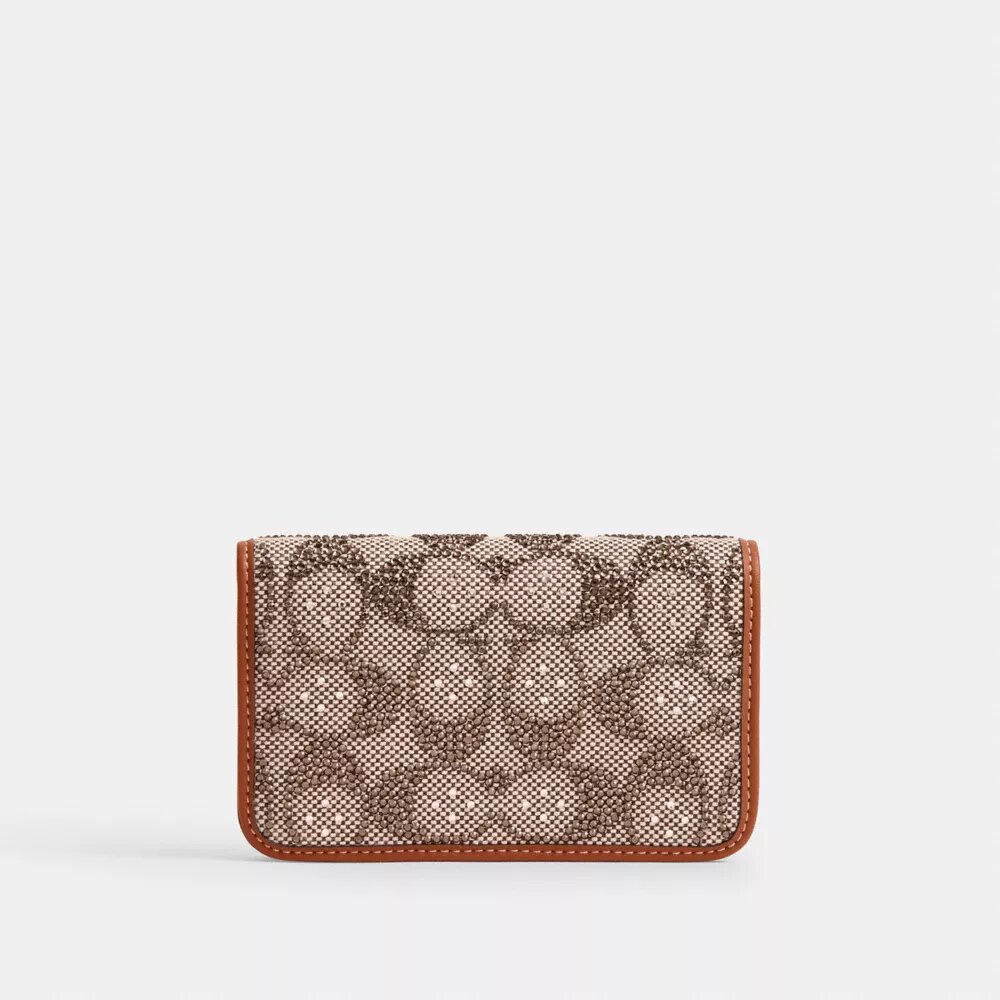 Essential slankt kortetui i Crystal Signature Jacquard