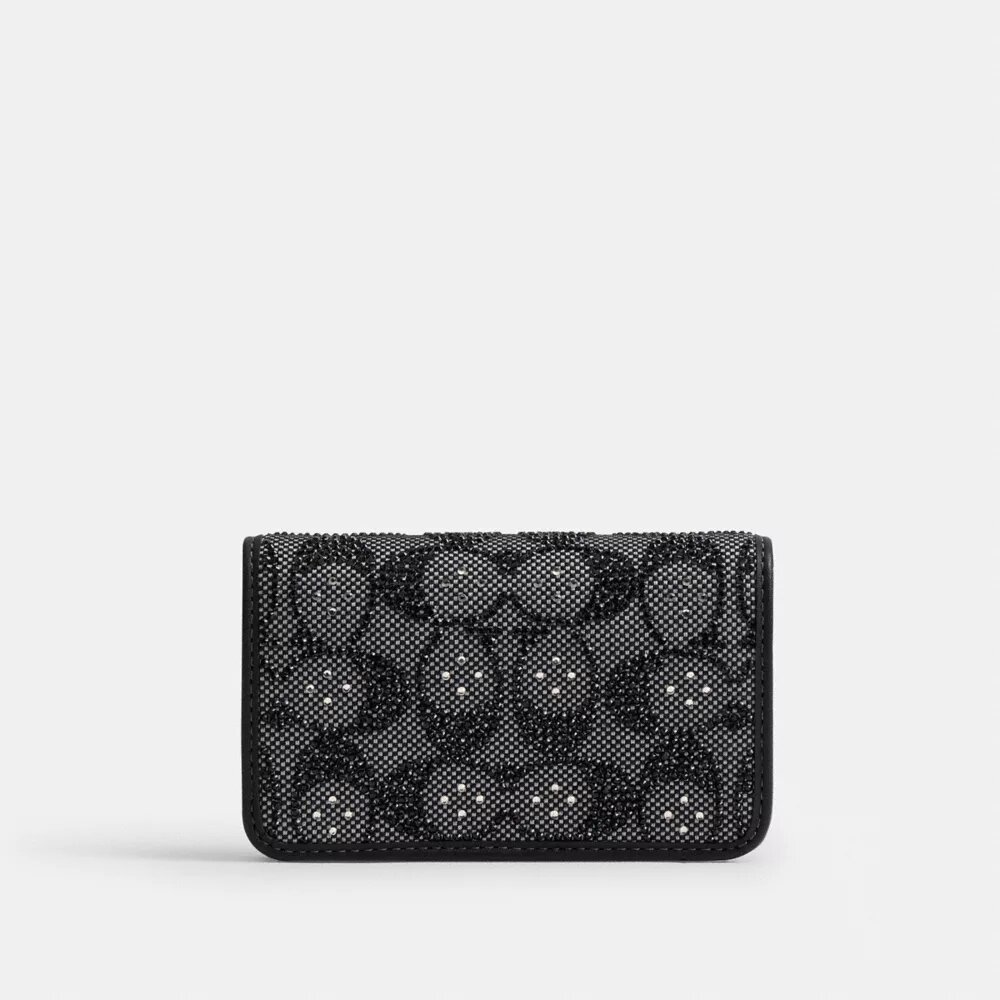 Essential slankt kortetui i Crystal Signature Jacquard