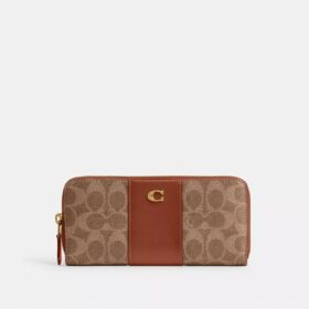 Essential Slim Accordion Zip-pung i Signature Canvas