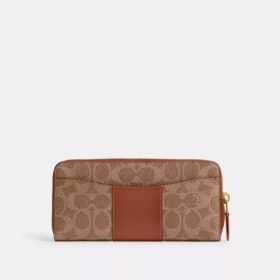 Essential Slim Accordion Zip-pung i Signature Canvas