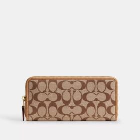 Essential Slim Accordion Zip-punge i vores signatur-jacquard