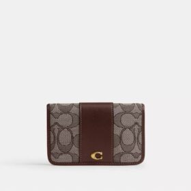Essential Slim-kortholder i signatur-jacquard