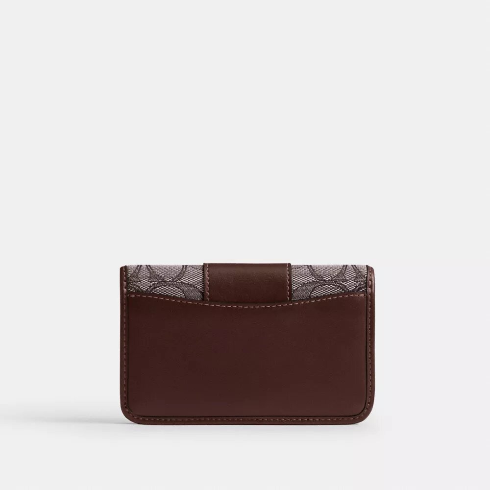 Essential Slim-kortholder i signatur-jacquard