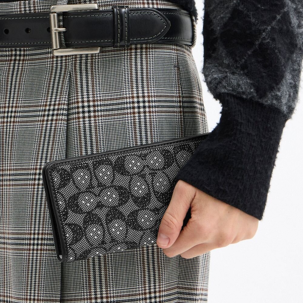 Essential Slim-punge i Crystal Signature-jacquard