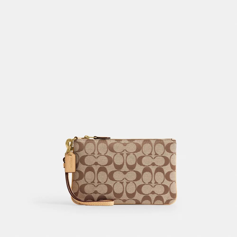 Essential Small Håndledstaske i vores signatur-jacquard