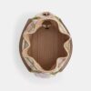 Evelyn skuldertaske med stribet patchwork