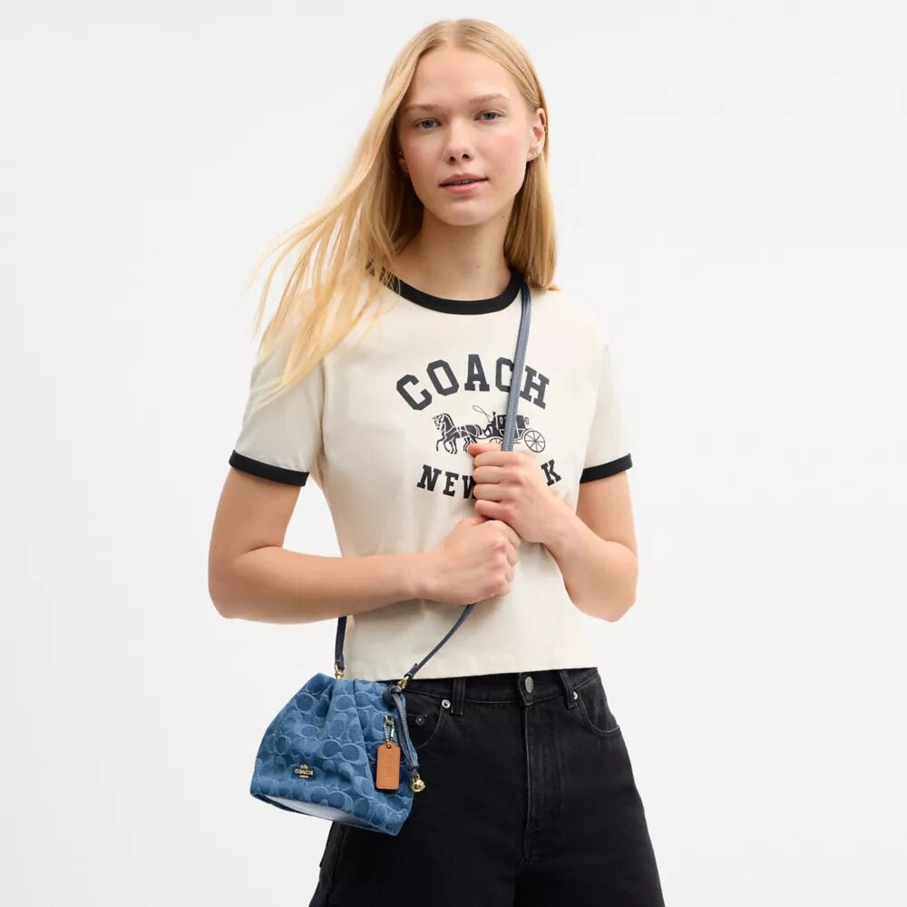 Faye Minitasker i signaturdenim
