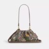 Faye skuldertasker i signatur-jacquard med blomsterbroderi