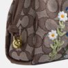 Faye skuldertasker i signatur-jacquard med blomsterbroderi