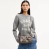 Faye skuldertasker i signatur-jacquard med blomsterbroderi