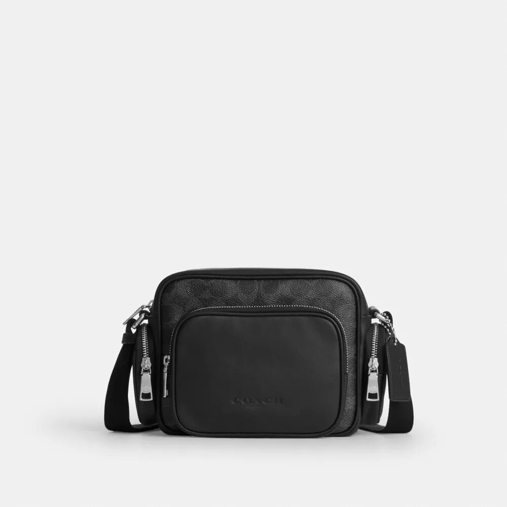 Fletcher crossbody-taske i Signature Canvas