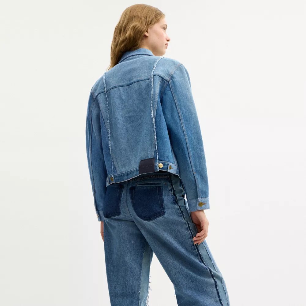 Genbrugs-denimjakke