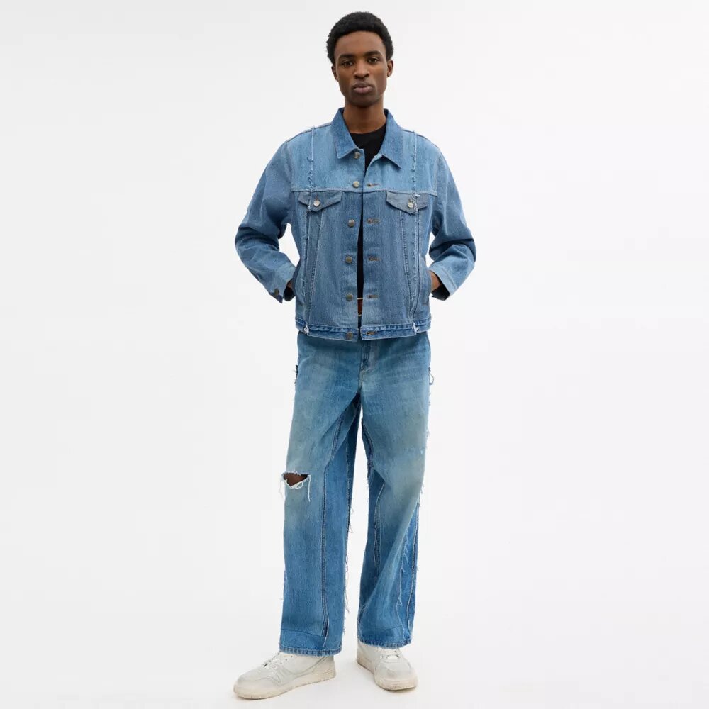 Genbrugs-denimjakke